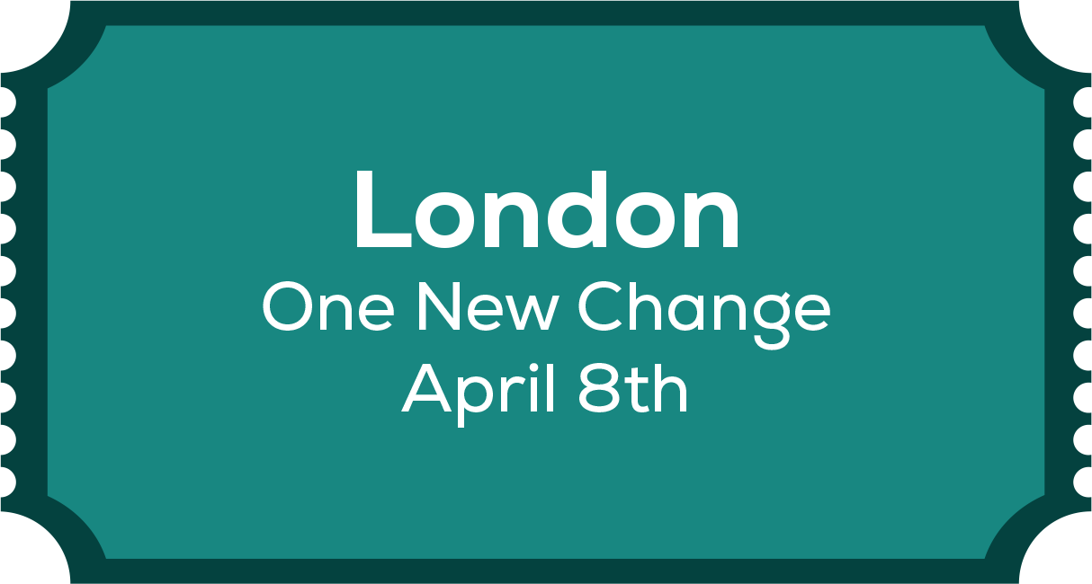 London is written with quote